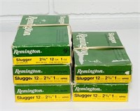 Remington 5 Boxes 12 Gauge 2 3/4” Sluggers