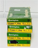 4 Boxes Remington Slugger 3” Mag 12 Guage Shells
