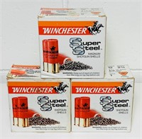 3 Boxes of Winchester Super Steel Magnum 12guage