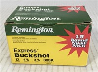 1 box Remington Express Buckshot 12 gauge 2 3/4
