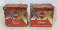 2 boxes of Winchester Premium Double X  12 gauge