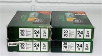4 Boxes of Brenneke Rottweil 20/70  24g