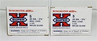 Winchester SuperX 20 Guage Rifled Slugs,