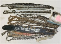 10 chainsaw Chains, 4 Bars 16”/ 18”