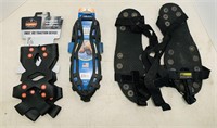 3 Sets of Ice Traction Gear for Boots, 2 are New