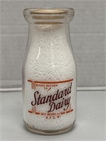 "Standard Dairy" Half Pint Milk Bottle