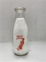 "Estey's Farm" Quart Milk Bottle