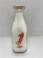 "Ethan Allen Dairy" Quart Milk Bottle