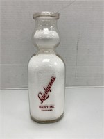 "Landgren's Dairy" Quart Milk Bottle