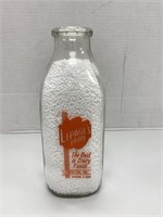 "Lepage's Dairy" Quart Milk Bottle