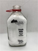 "Mountain Springs Creamery" Half Gallon Milk Jug