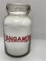"Sangamon" One Gallon Milk Bottle