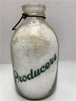 "Producers" Milk Bottle