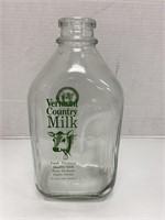"Vermont Country Milk" Half Gallon Milk Jug