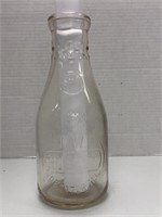 One Quart Milk Bottle Decatur IL