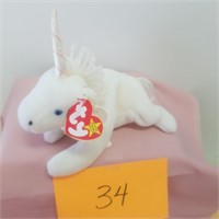Beanie Baby (1) Unicorn - Mystic