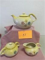 Hull Cinderella Bouquet - Teapot - Cream/Sugar