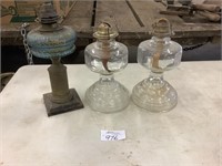 Oil lamps!