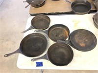 Lightweight cast iron pans
