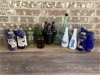Large Lot of Vintage Bottles & Jars