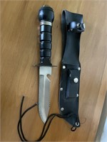 6in Survival Knife with Full Survivor Kit in Hilt