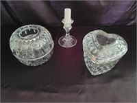 (2) Vintage Homeco Fairy Lamp Candle Holders +