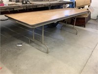 Large long folding table
