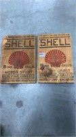 2 x SHELL Timber Box Ends