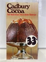 Original Cadbury Bournville Cocoa Cardboard POS