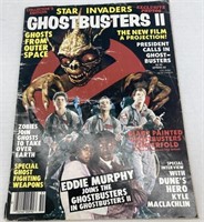 Star Invaders Ghostbusters 2 magazine with poster