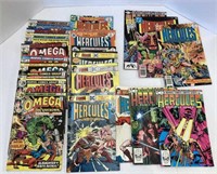 Hercules and Omega the Unknown comic book lot