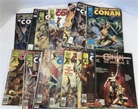 Lot of The Savage sword of Conan comic books