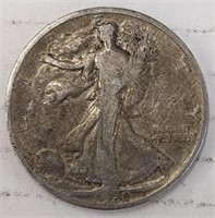 Silver 1920 Walking liberty half dollar