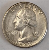 Silver 1932 quarter