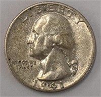 Silver 1941s Quarter