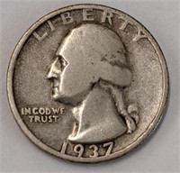 Silver 1937s Quarter