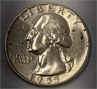 Silver 1955d Quarter