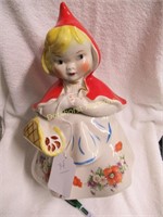 Hull Little Red Riding Hood Cookie Jar #96 -13”H;