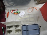 3 each:  Bait Storage - Plastic; Hooks & Baits