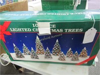 10-each:  Christmas Trees - Ceramic; Various