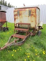 Claas Grain Hopper on Trailer