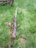 Hand Water Pump (Older) & Drill Bit