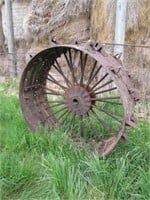 50" x 21" W Steel Wheel c/w Lugs