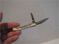 The Commercial Bank Blue Hill Nebr Pocket Knife