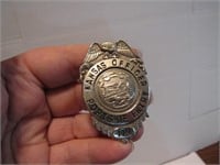 Vintage Kansas Officer of Entry Badge