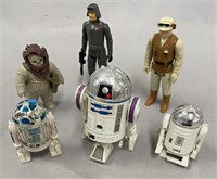 6 Vintage Assorted Star Wars Figures