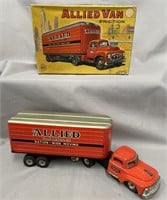 Boxed Marx Allied Van Lines Tin Truck