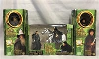 Lord of the Rings Action Figures Lot, Mint on Card
