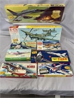 8 Boxed Lindberg Model Airplane Model Kits