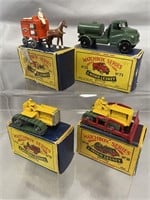 4 Boxed Early Matchbox Vehicles